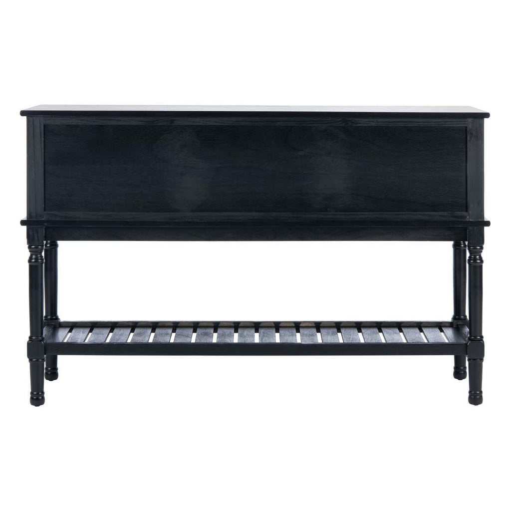 Safavieh Tate 2Drw 2 Door Console Table-Black