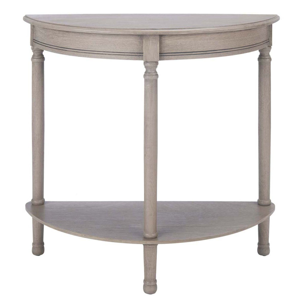 Safavieh Tinsley Half Round Console Table-Greige