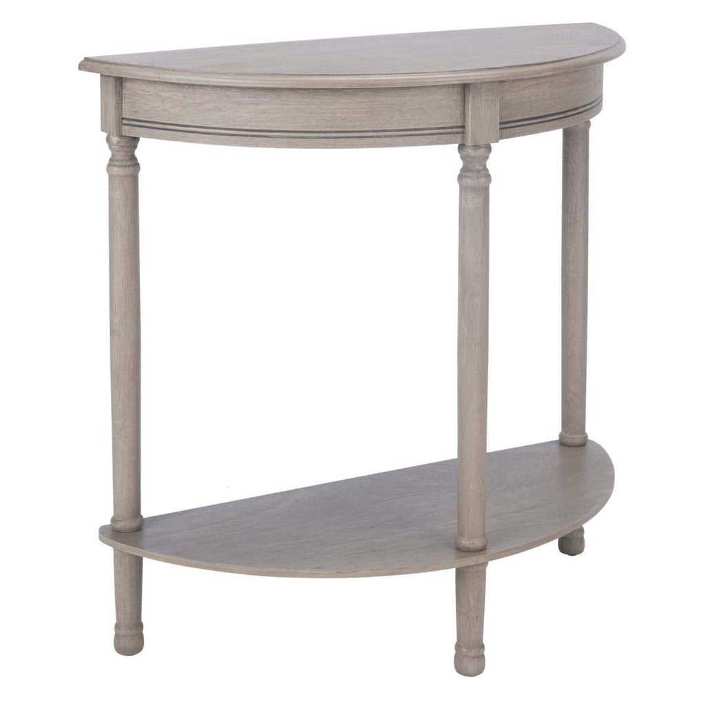 Safavieh Tinsley Half Round Console Table-Greige