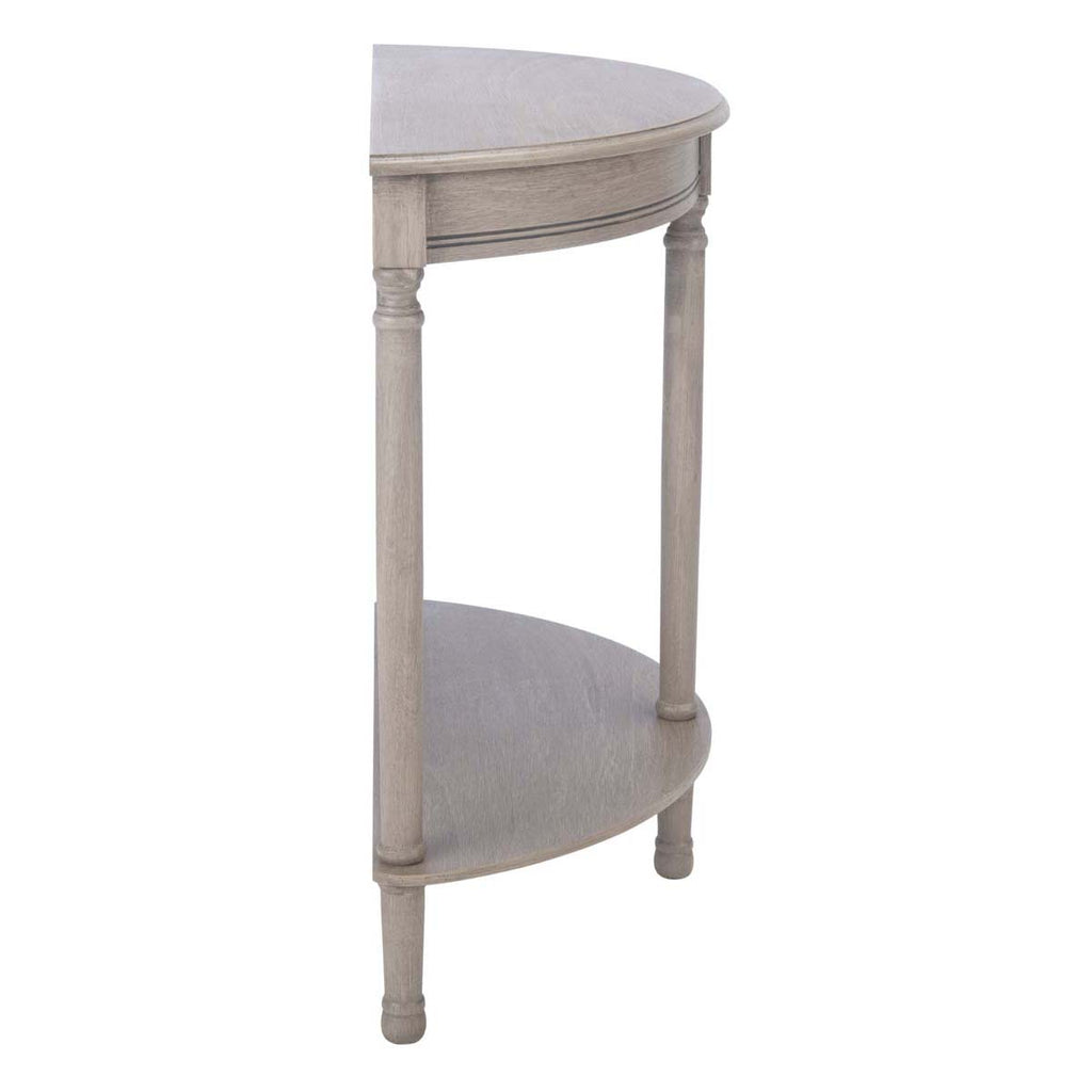 Safavieh Tinsley Half Round Console Table-Greige