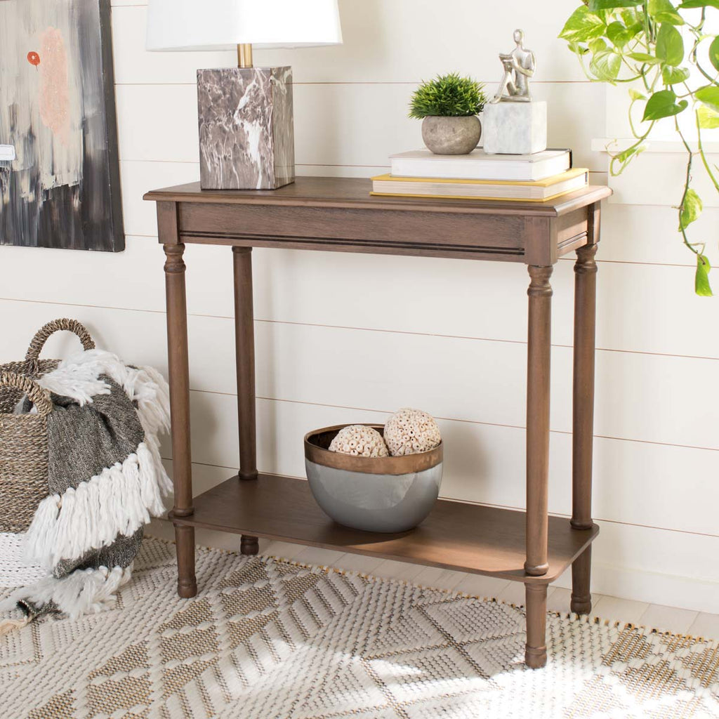 Safavieh Tinsley Rectangular Console Table-Brown