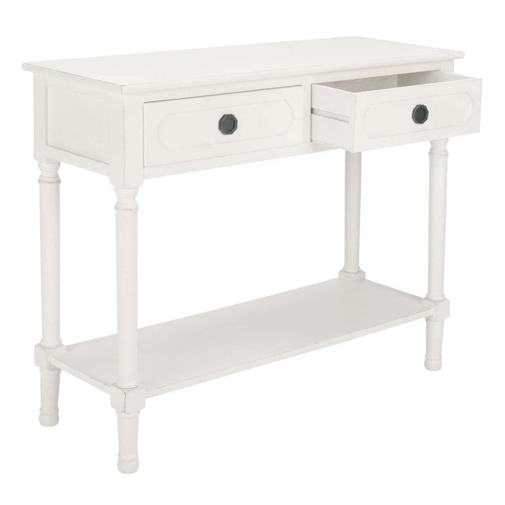 Safavieh Allura 2Drw Console Table-Distressed White