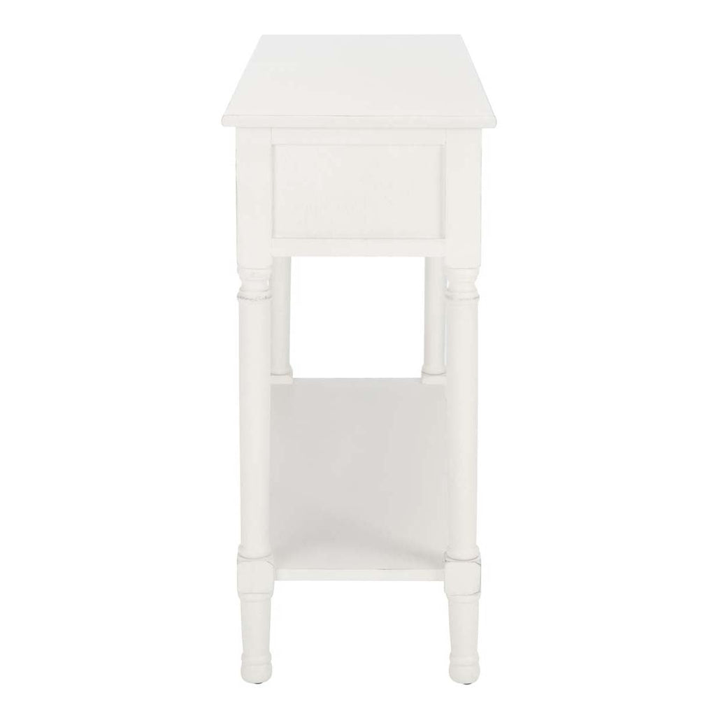 Safavieh Allura 2Drw Console Table-Distressed White