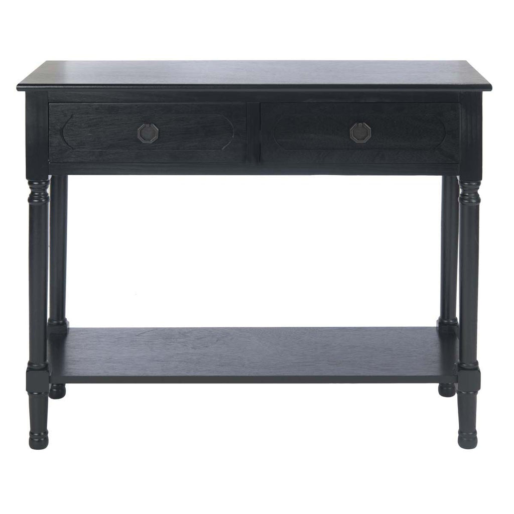 Safavieh Allura 2Drw Console Table-Black