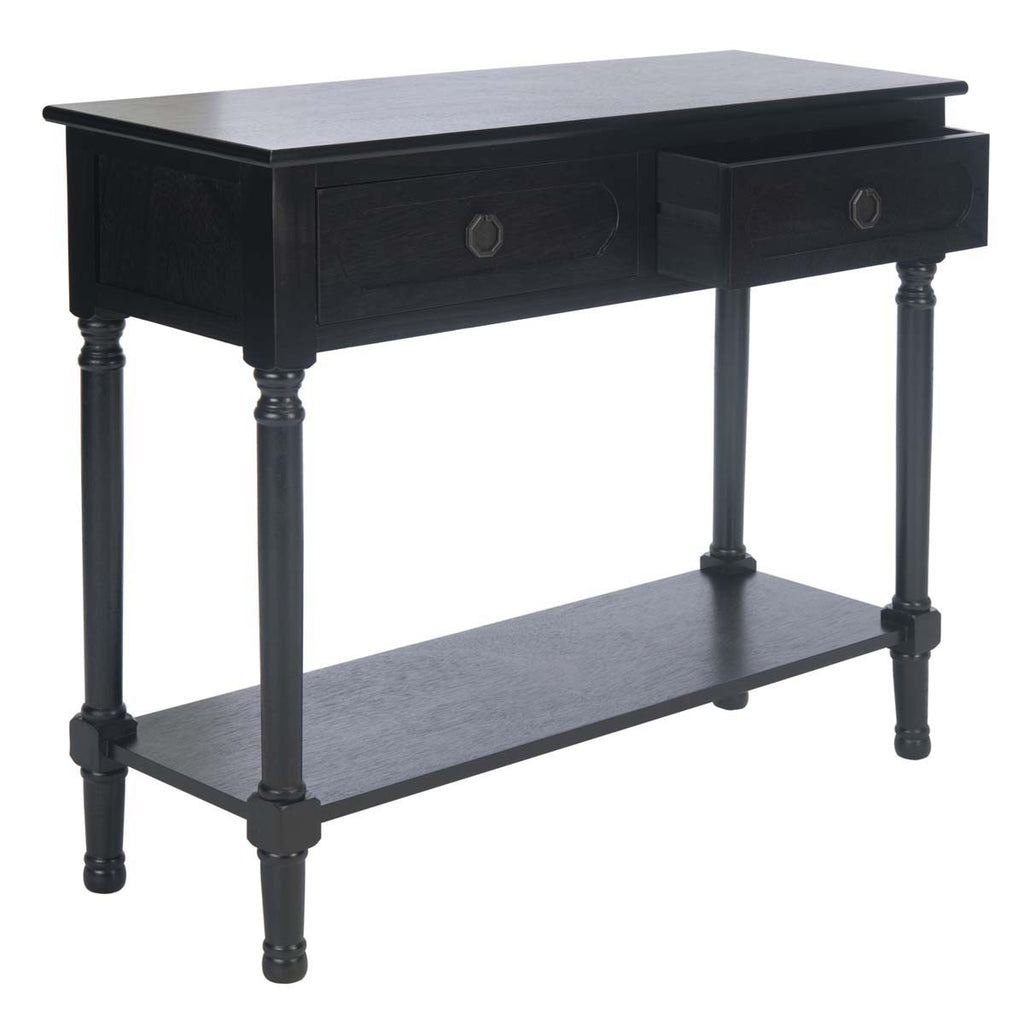 Safavieh Allura 2Drw Console Table-Black