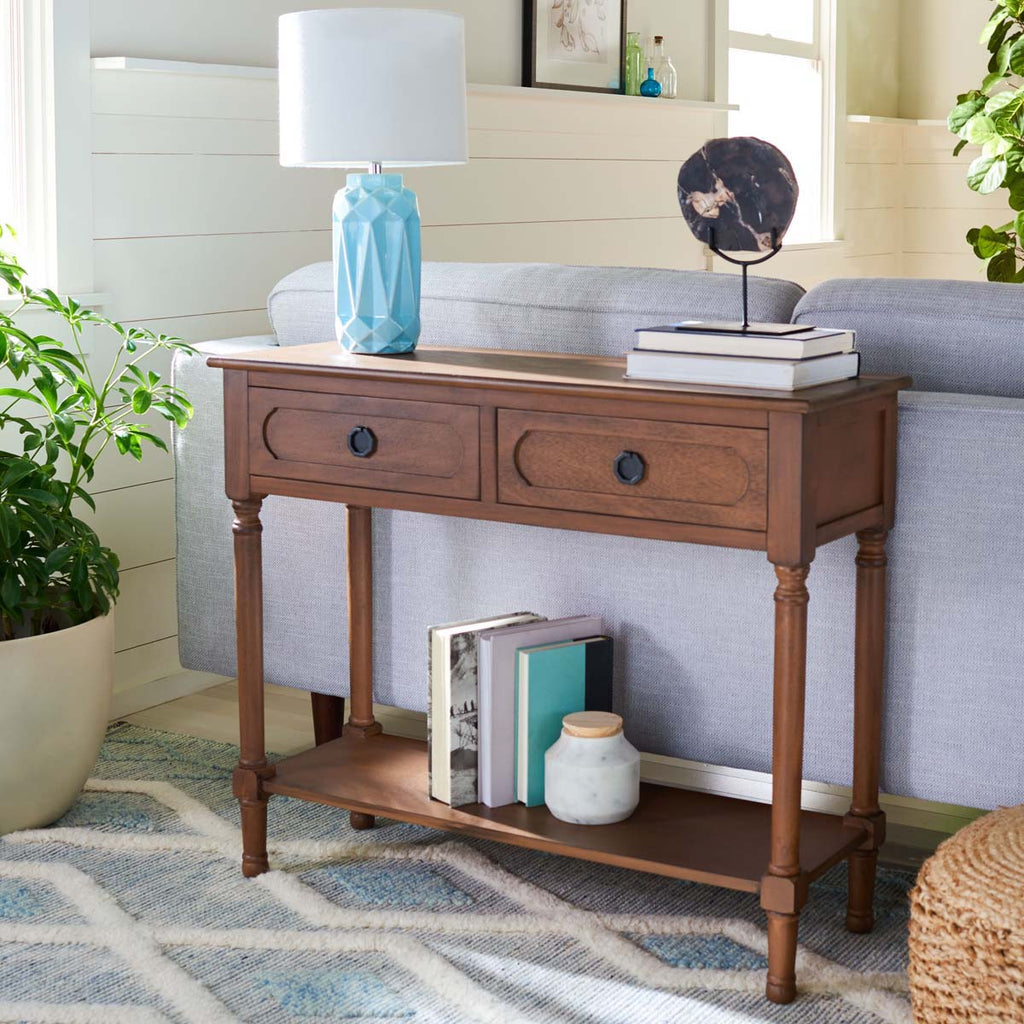 Safavieh Allura 2Drw Console Table-Brown