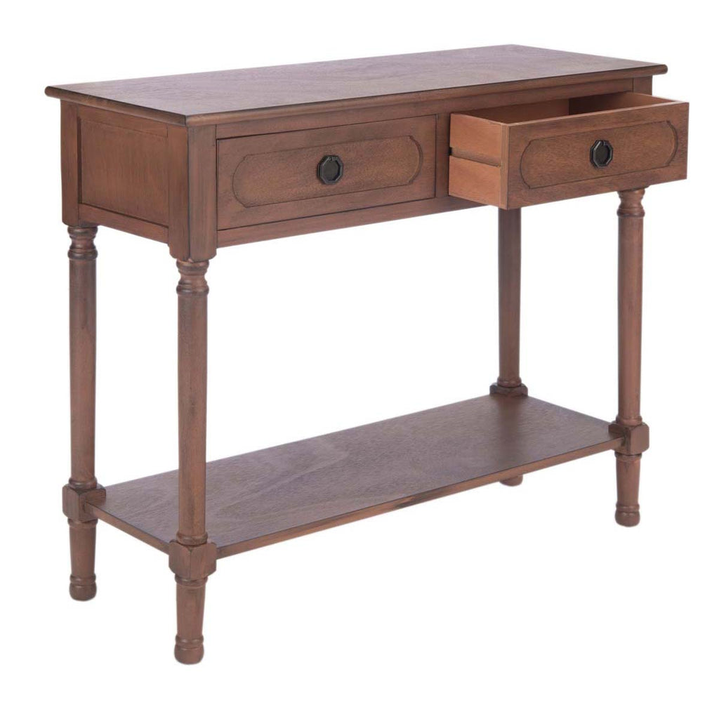 Safavieh Allura 2Drw Console Table-Brown