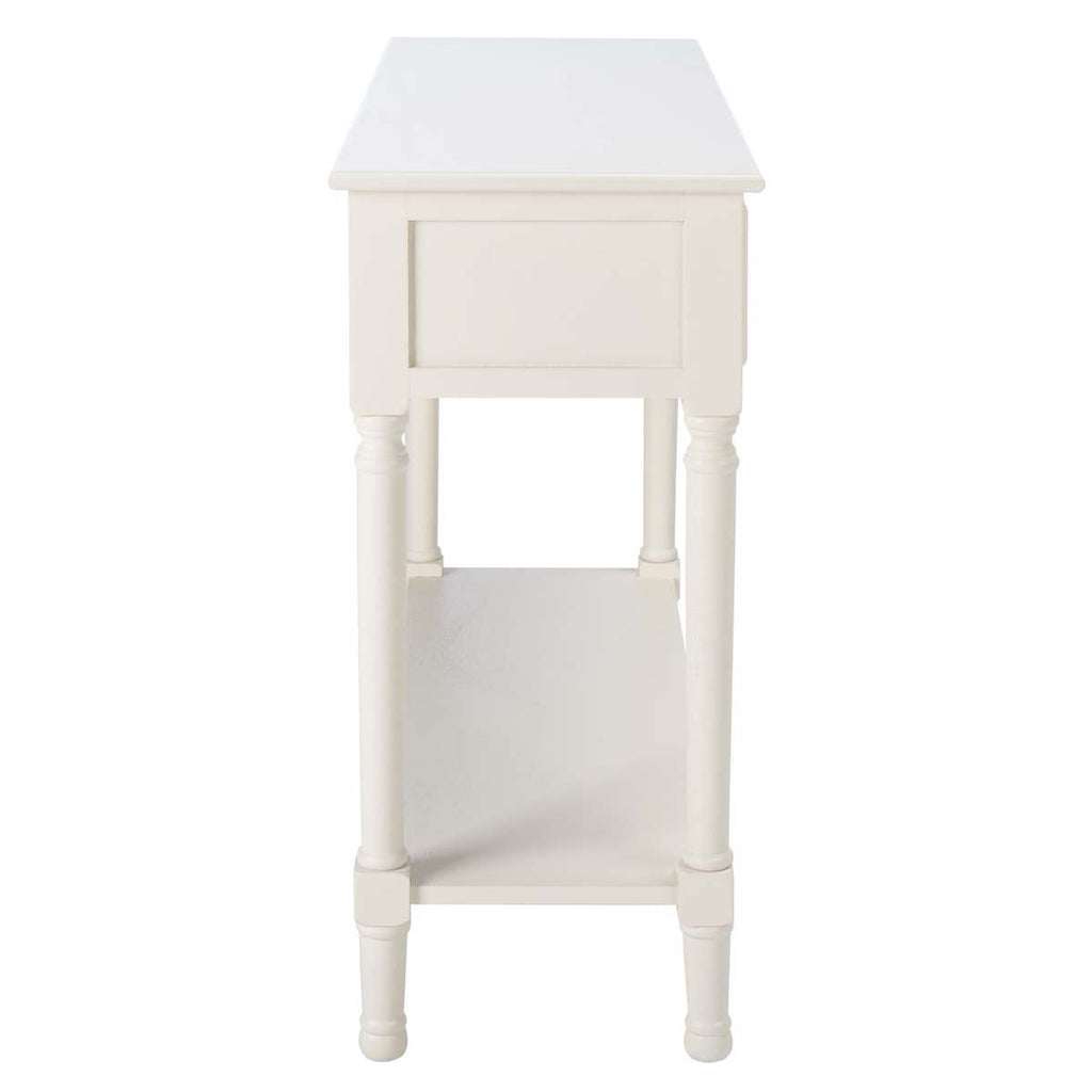 Safavieh Haines 2Drw Console Table-White