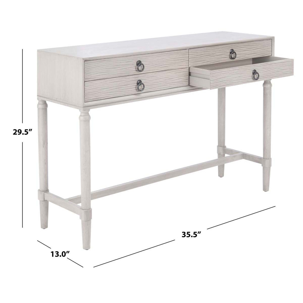 Safavieh Aliyah 4Drw Console Table-Greige