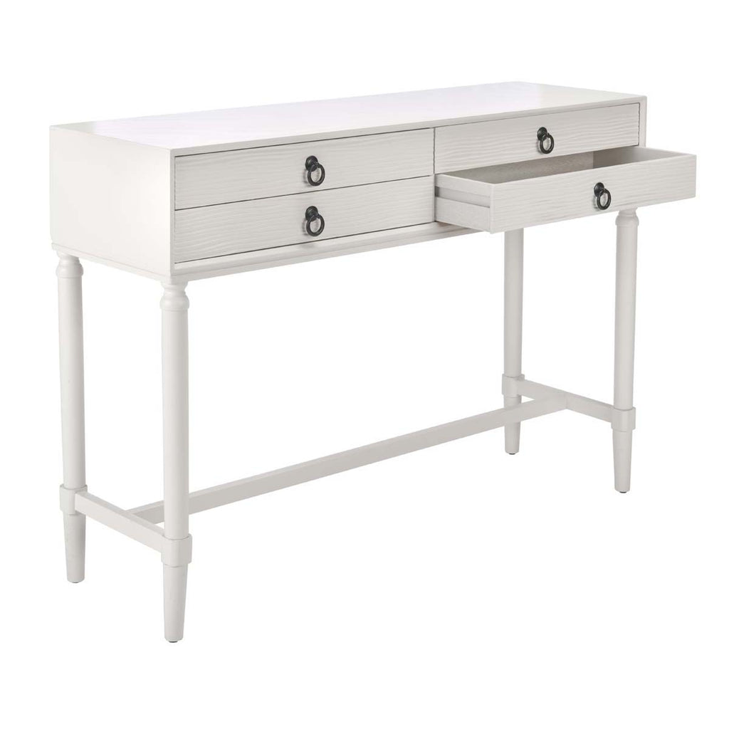 Safavieh Aliyah 4Drw Console Table-White