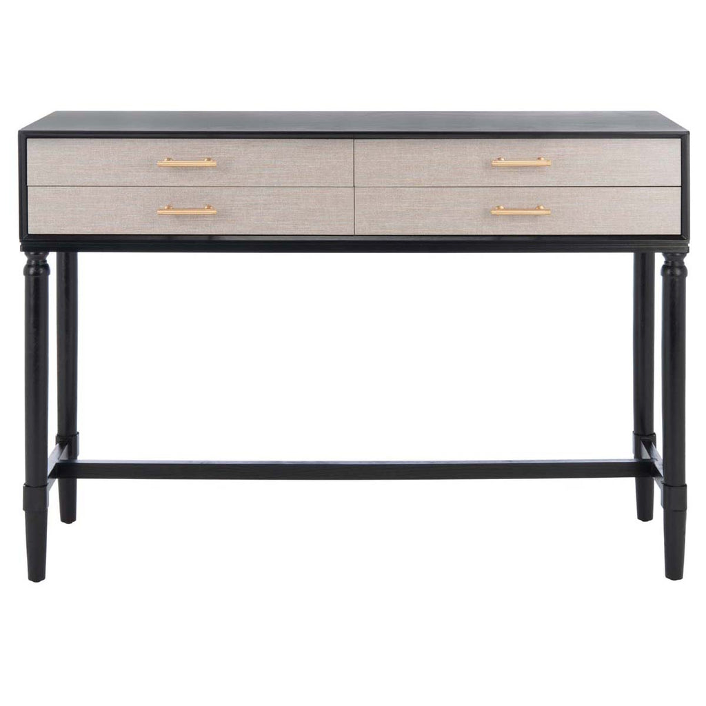 Safavieh Estella 4Drw Console Table - Black