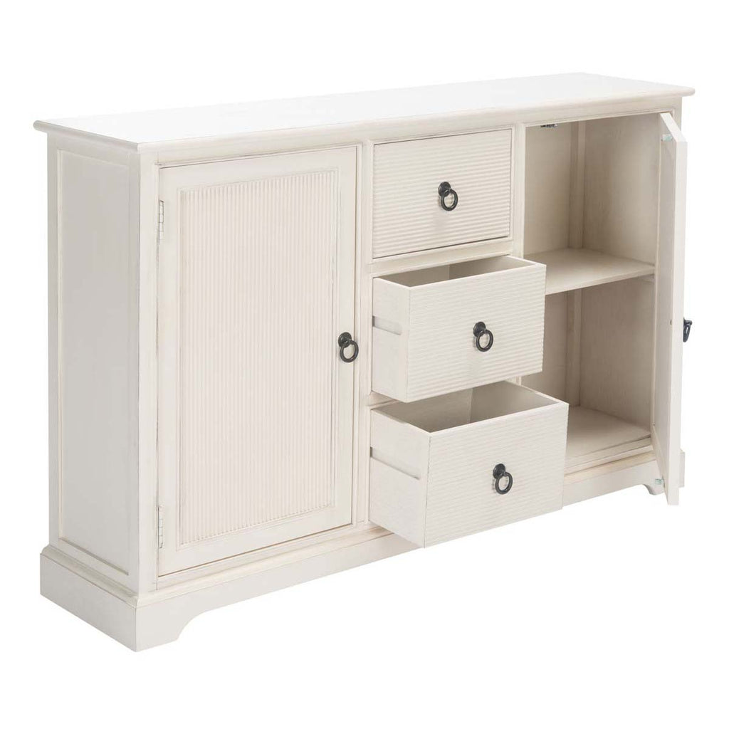 Safavieh Adiland 2Dr 3Drw Sideboard-Distressed White