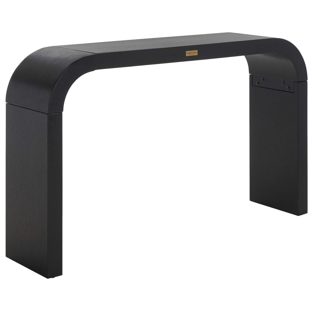 Safavieh Liasonya Curved Console Table - Black