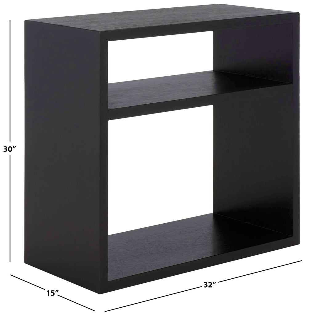 Safavieh Munson 2 Shelf Console Table - Black