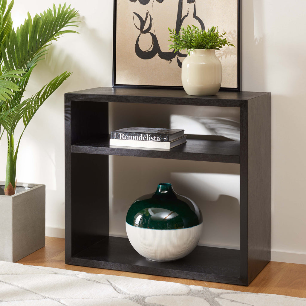 Safavieh Munson 2 Shelf Console Table - Black