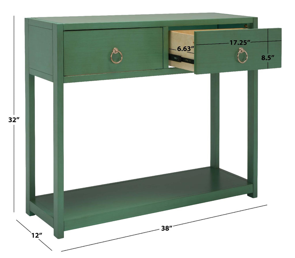 Safavieh Sadie Console Table - Turquoise