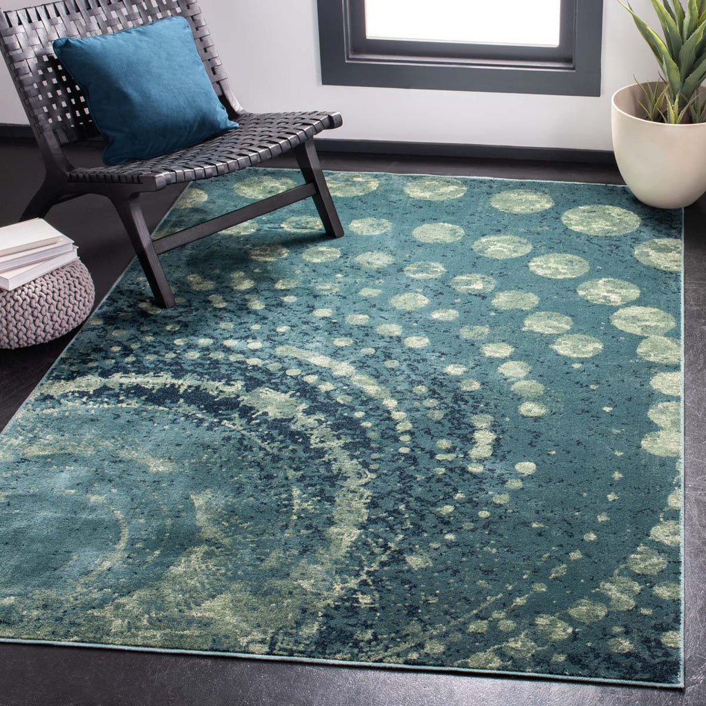 Safavieh Constellation Vintage Rug Collection CNV749-2224 - Turquoise / Multi