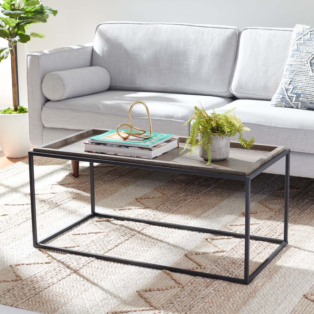 Safavieh Andey Coffee Table  - Brown / Black