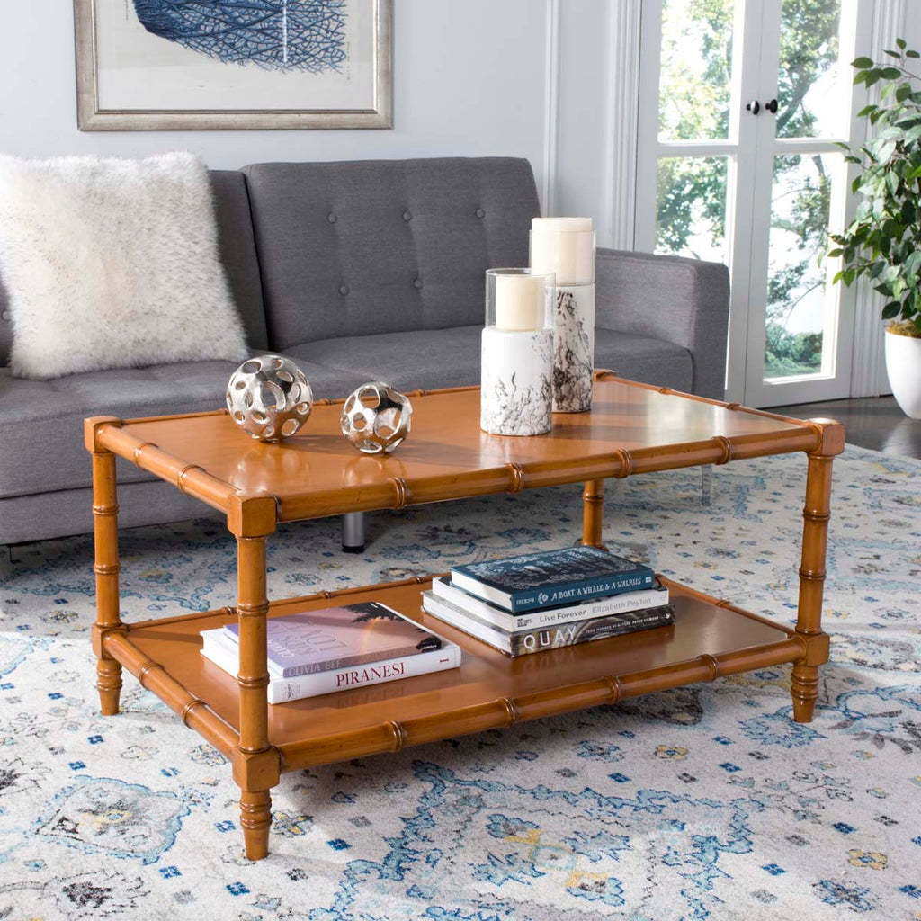 Safavieh Noam Coastal Coffee Table - Brown