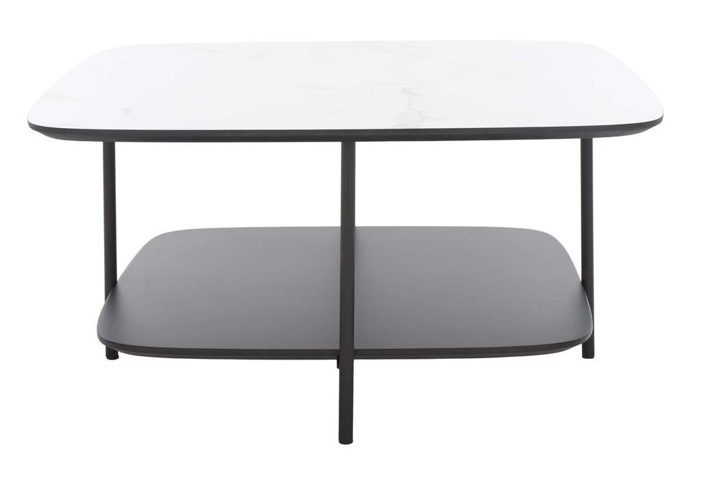 Safavieh Anzia Coffee Table - White/Black