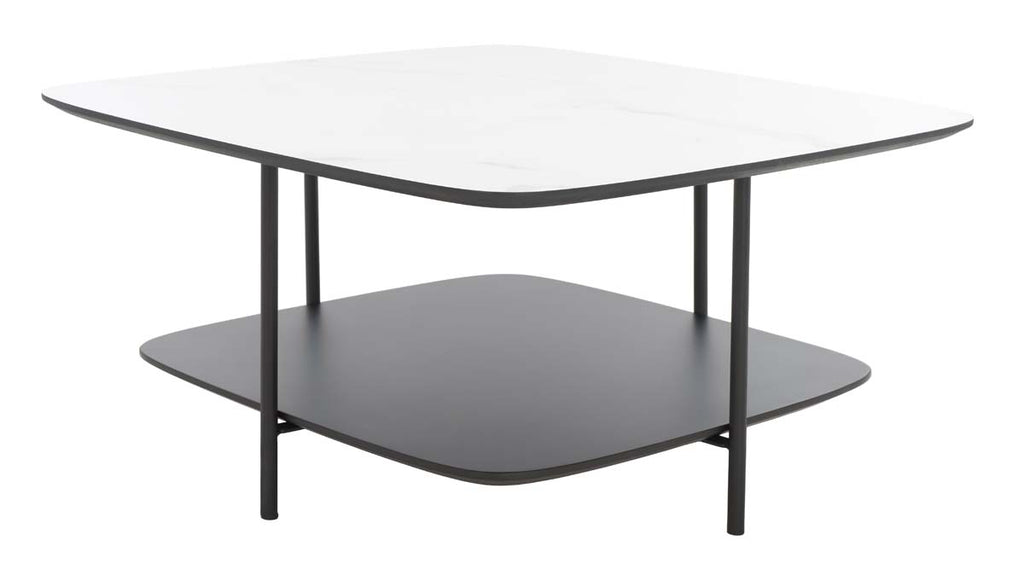 Safavieh Anzia Coffee Table - White/Black