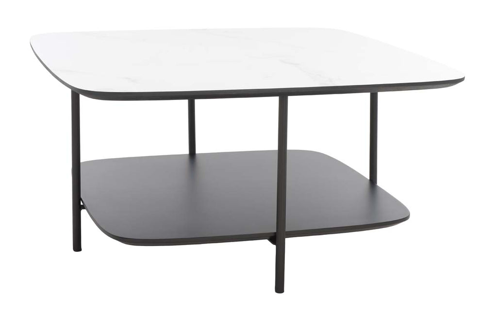 Safavieh Anzia Coffee Table - White/Black