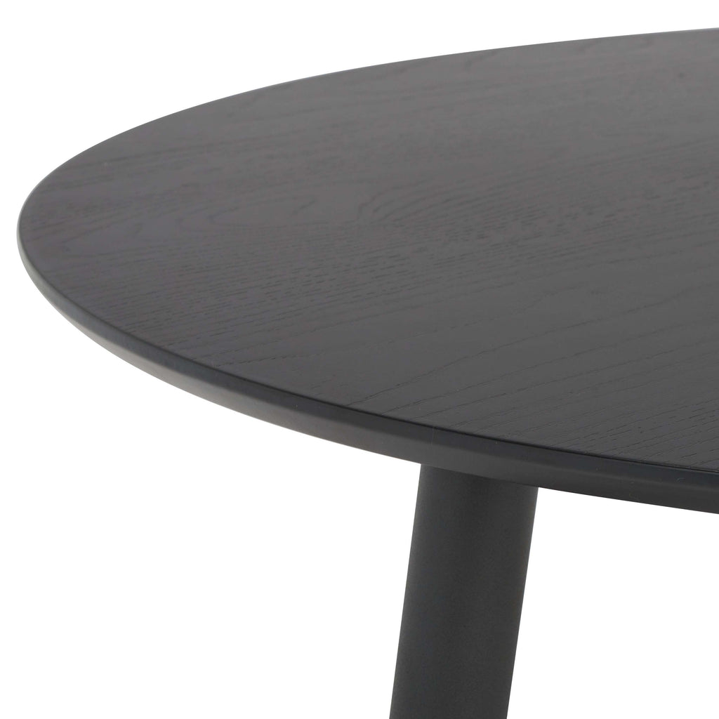 Safavieh Beck Round Coffee Table - Black / Gold