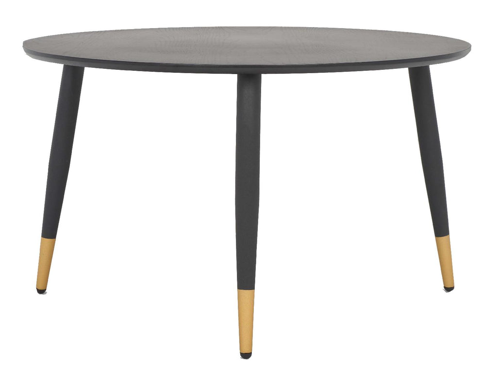 Safavieh Beck Round Coffee Table - Black / Gold