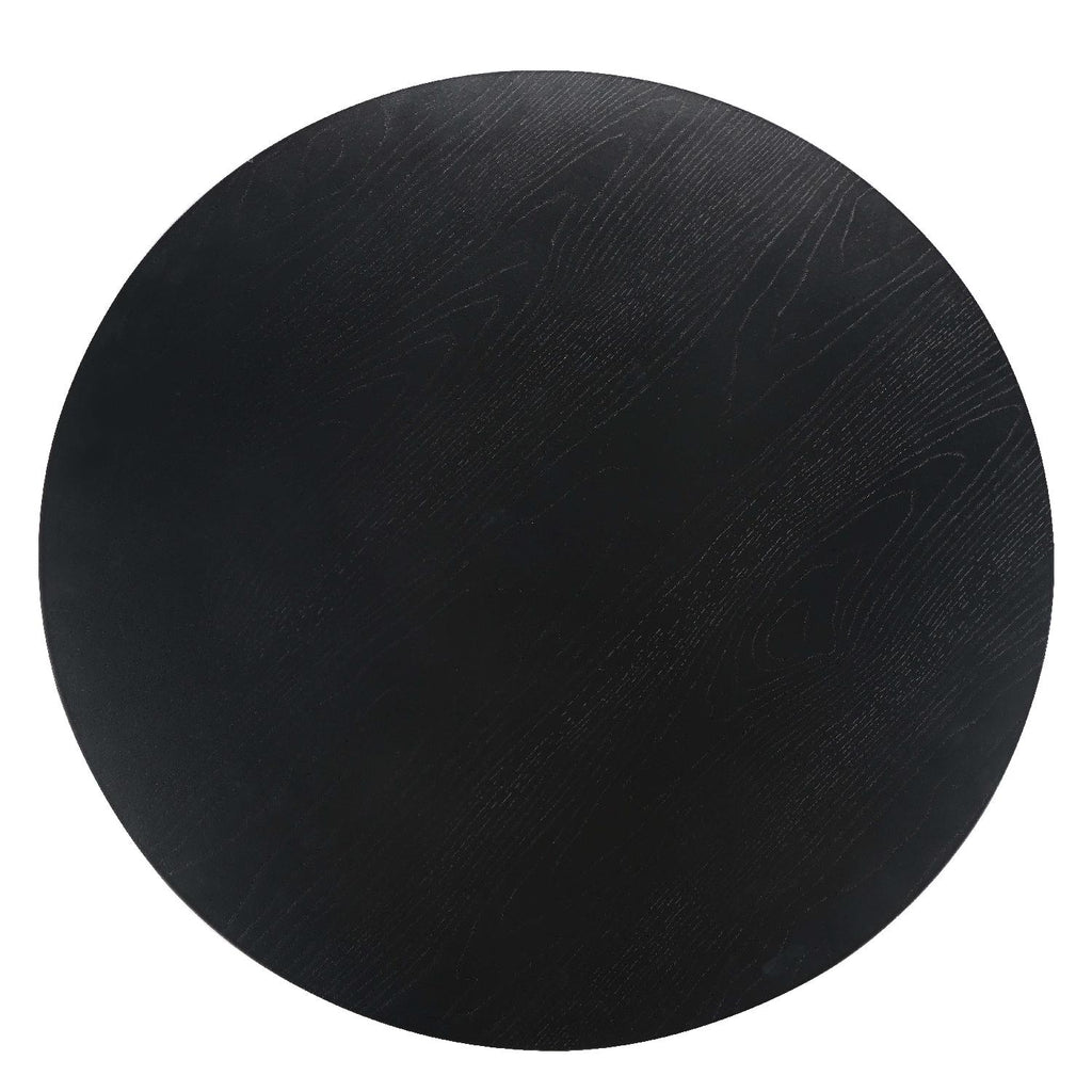 Safavieh Beck Round Coffee Table - Black / Gold