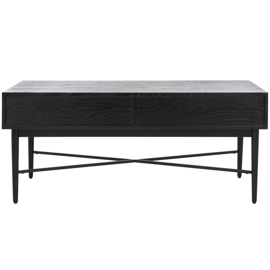 Safavieh Pierre 2 Drawer Coffee Table - Black