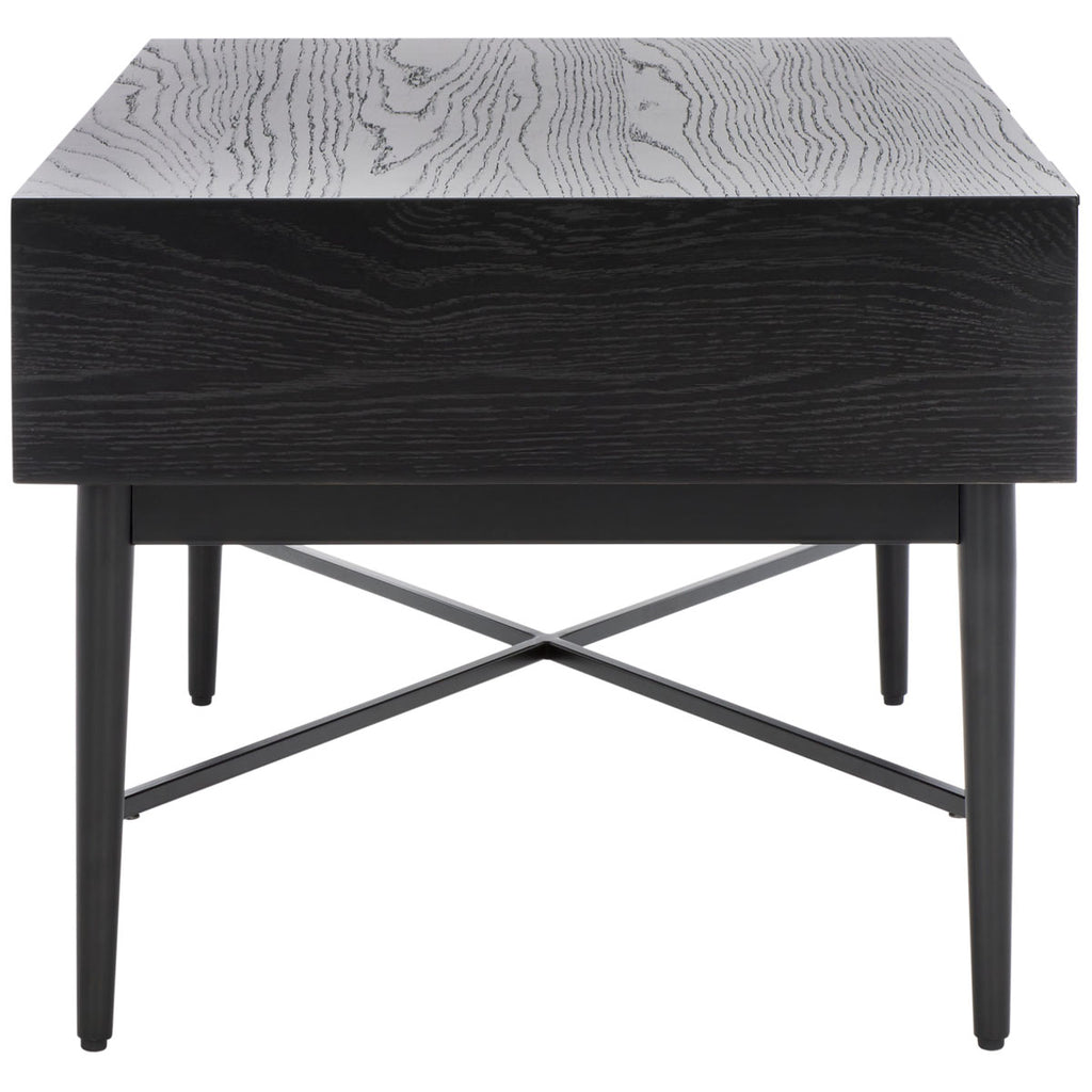 Safavieh Pierre 2 Drawer Coffee Table - Black