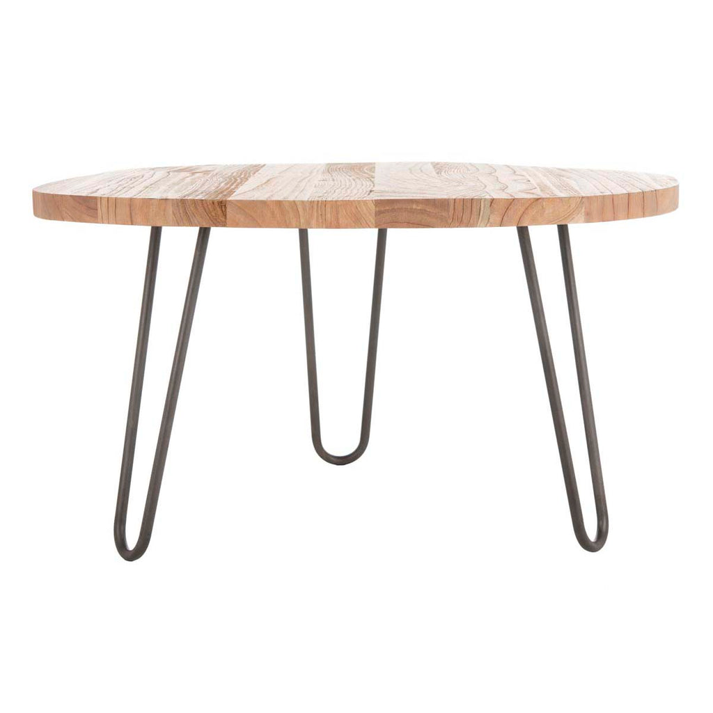 Safavieh Dale Free Edge Coffee Table - Weathered Oak