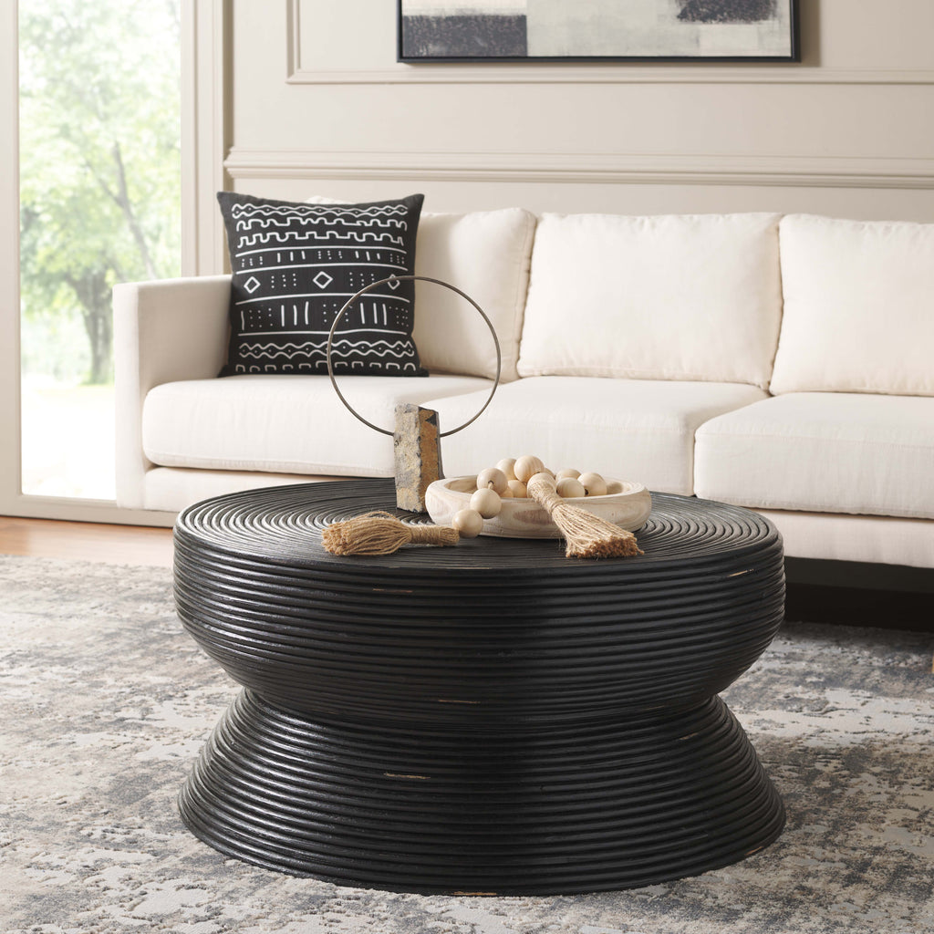 Safavieh Heimdall Coffee Table - Distressed Black