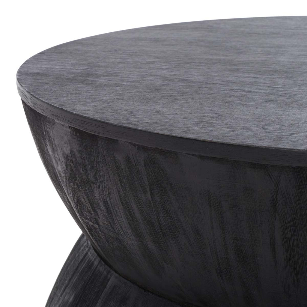 Safavieh Alecto Round Coffee Table - Black