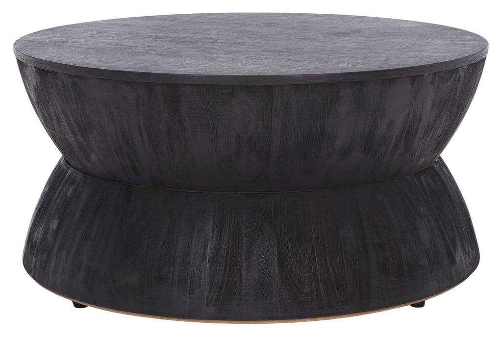 Safavieh Alecto Round Coffee Table - Black