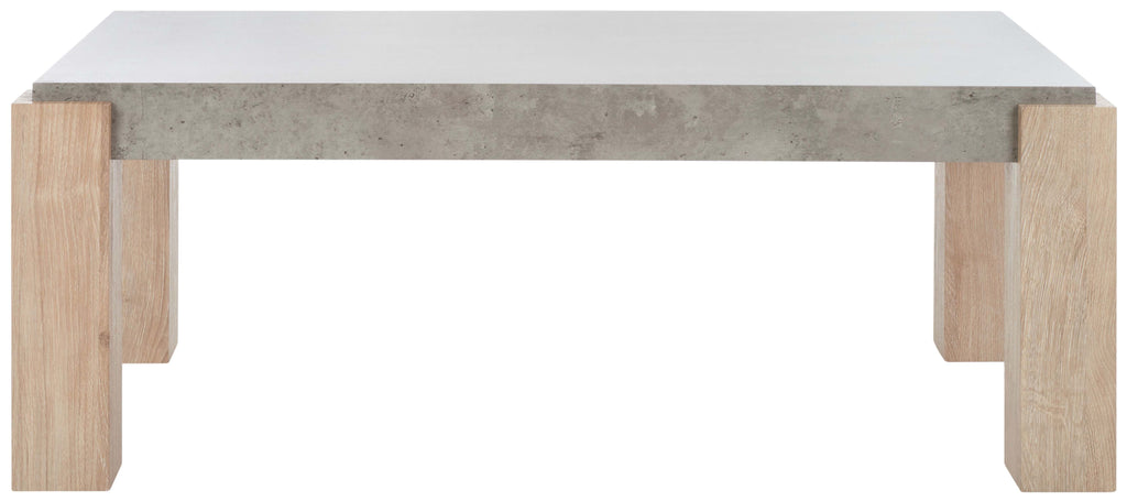 Safavieh Coromio Coffee Table - Light Grey / Natural