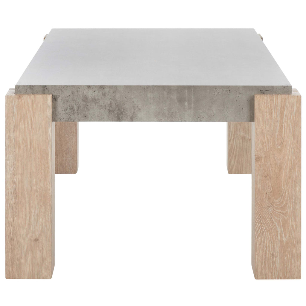 Safavieh Coromio Coffee Table - Light Grey / Natural