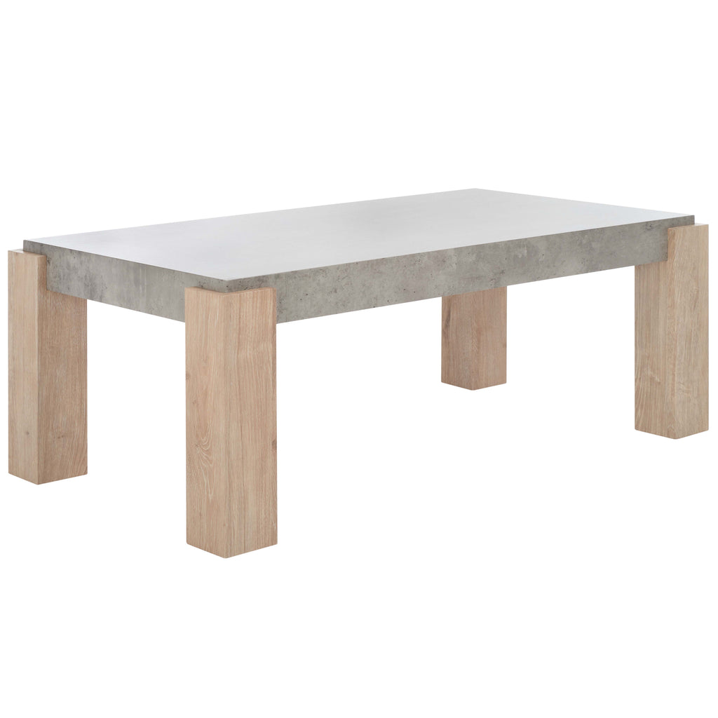 Safavieh Coromio Coffee Table - Light Grey / Natural