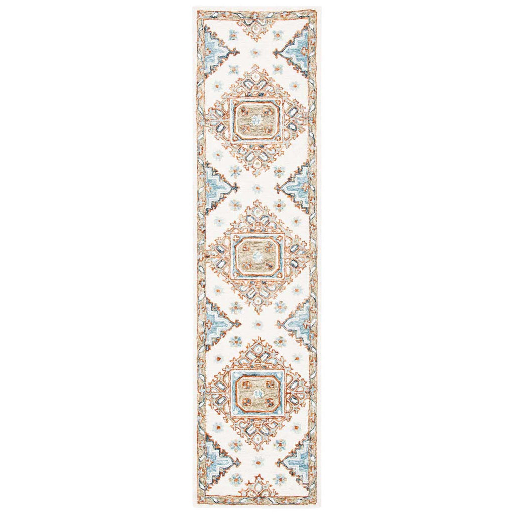 Safavieh Capri Rug Collection CPR209A - Ivory / Rust