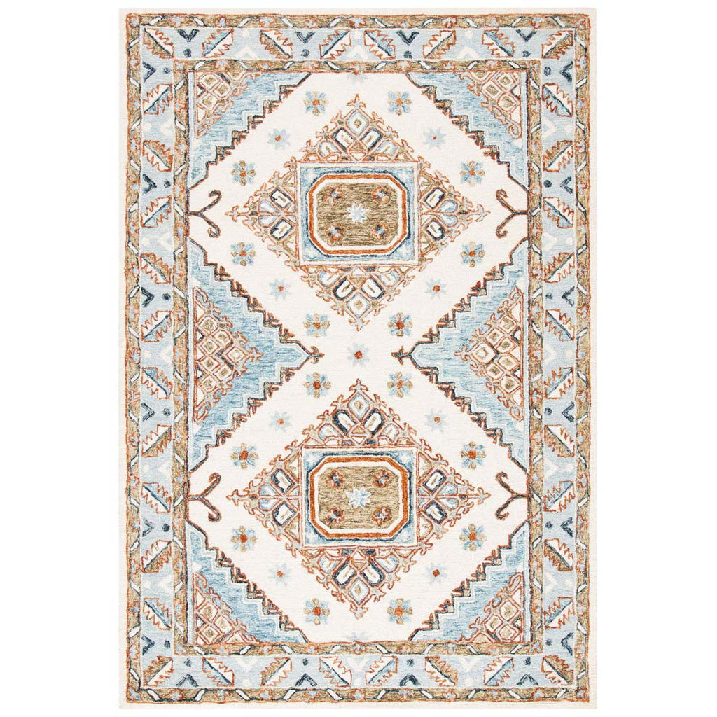 Safavieh Capri Rug Collection CPR209A - Ivory / Rust