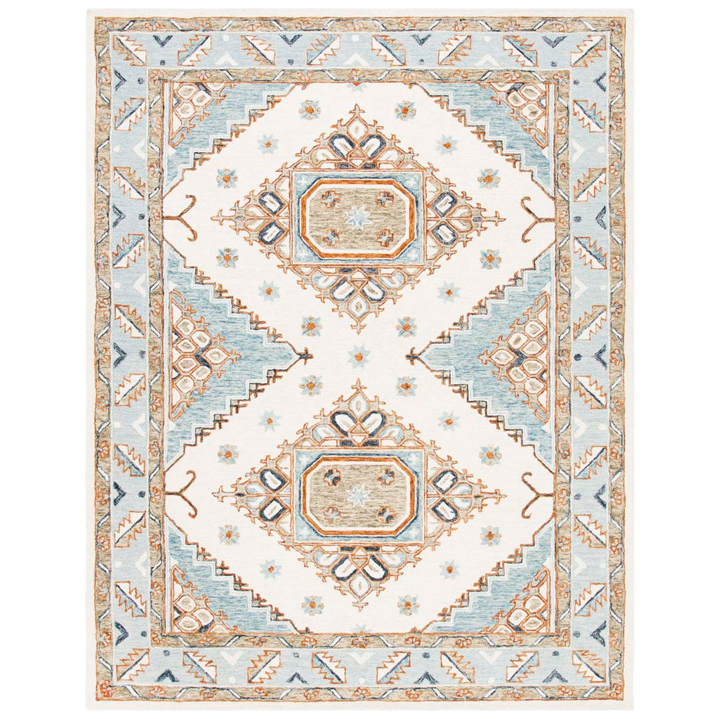 Safavieh Capri Rug Collection CPR209A - Ivory / Rust