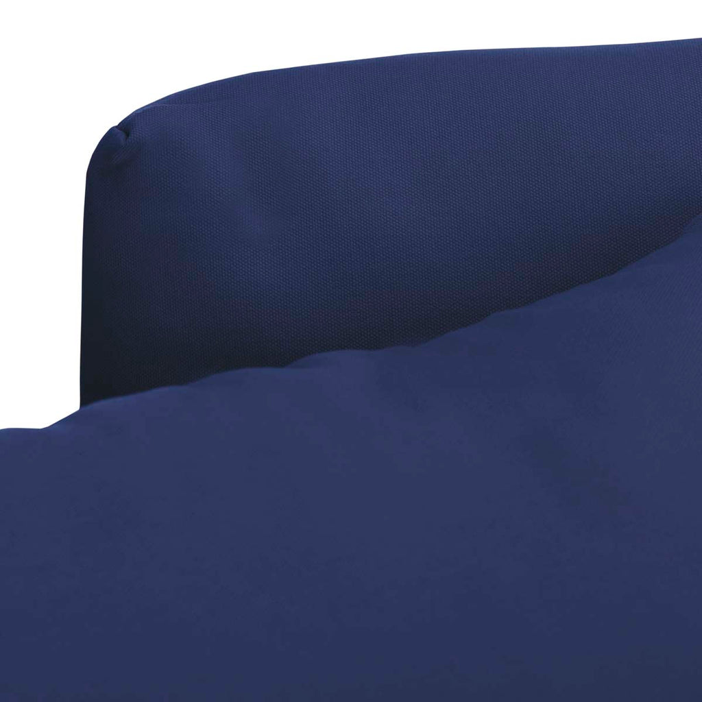 Safavieh Couture Montford Teak 2-Seat Bench Pillow Casing - Navy