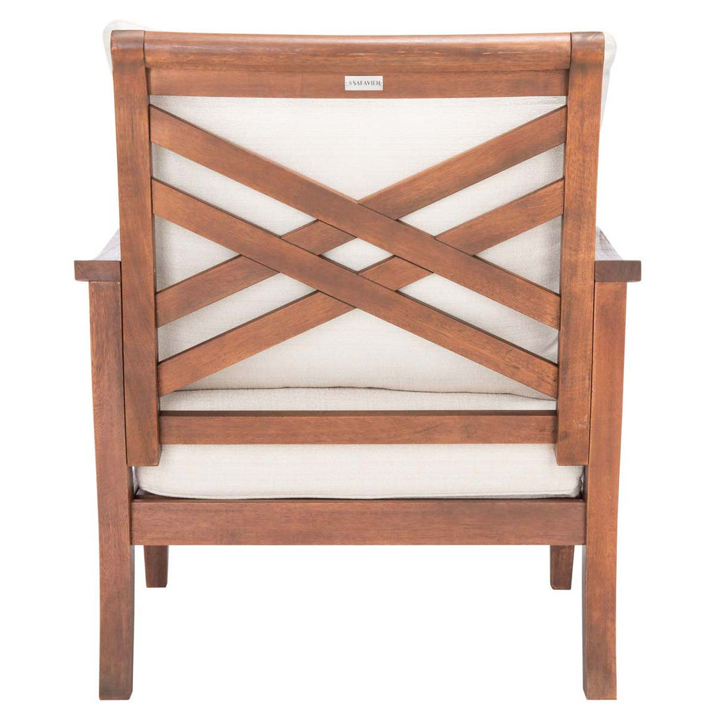 Safavieh Couture Payden Outdoor Accent Chair - Natural / Beige