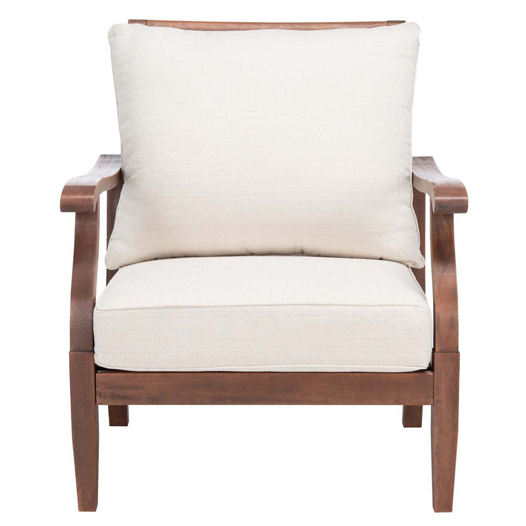 Safavieh Couture Payden Outdoor Accent Chair - Natural / Beige