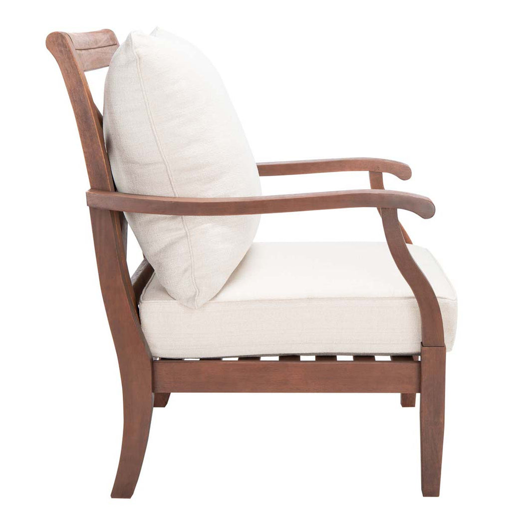 Safavieh Couture Payden Outdoor Accent Chair - Natural / Beige