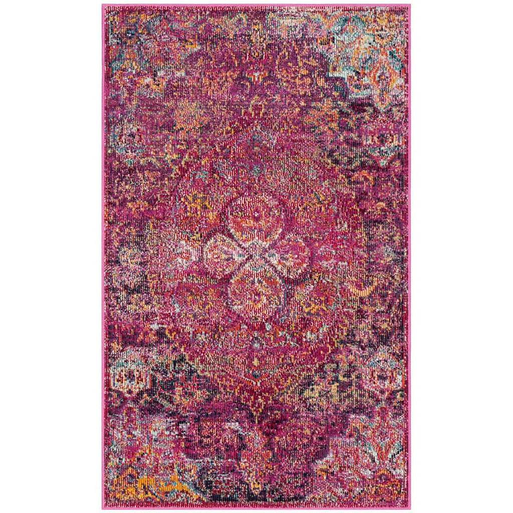 Safavieh Crystal Rug Collection CRS512S - Fuchsia / Purple