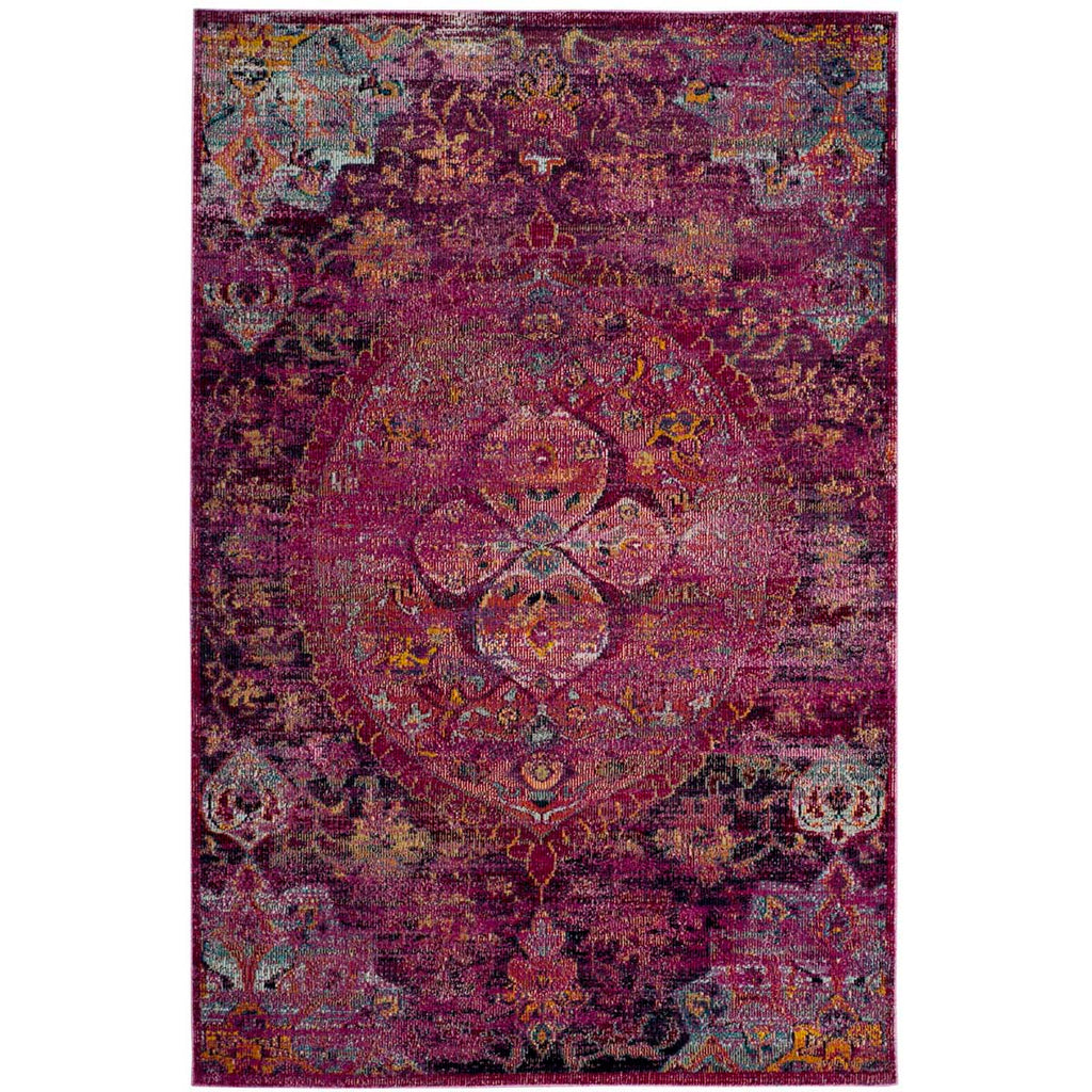 Safavieh Crystal Rug Collection CRS512S - Fuchsia / Purple