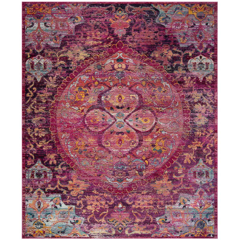 Safavieh Crystal Rug Collection CRS512S - Fuchsia / Purple