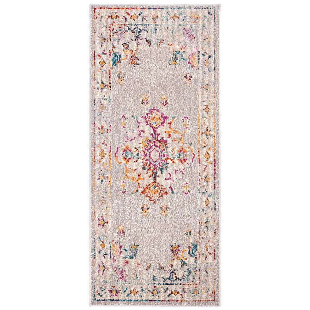 Safavieh Crystal Rug Collection CRS521F - Grey / Cream