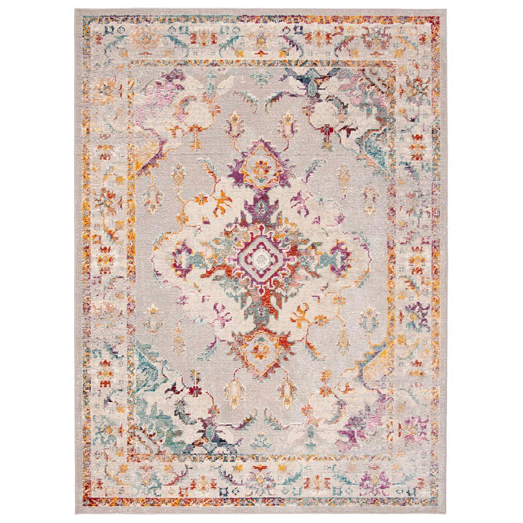 Safavieh Crystal Rug Collection CRS521F - Grey / Cream